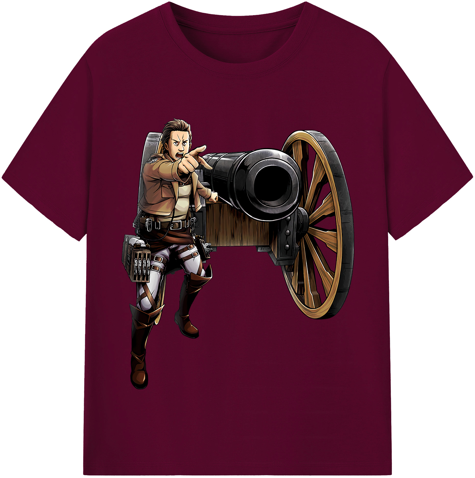 （画像用） 進撃の巨人 Attack on Titan レディースカジュアルプリントTシャツ（綿100％）